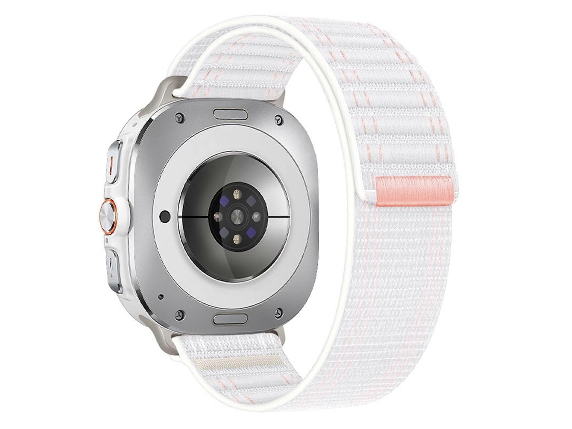 Pulseira De Nylon Com Textura De Ondas Do Mar E Fecho De Velcro Para Samsung Galaxy Watch Ultra 47mm