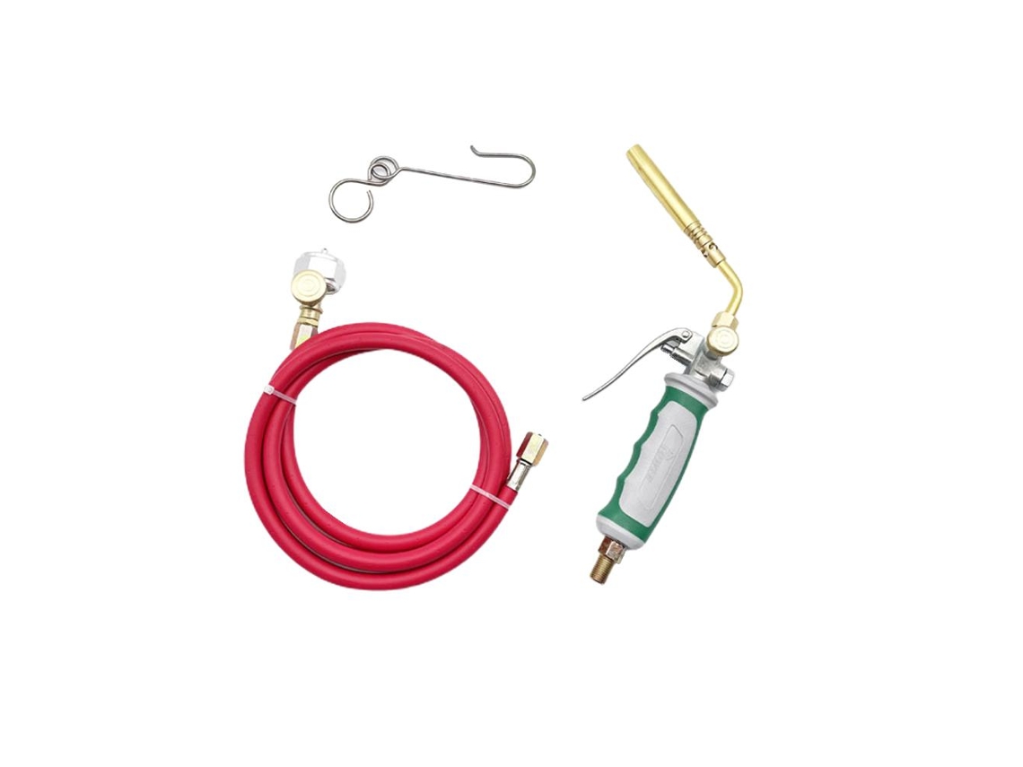 Antorcha De Mapp Y Propano Multiusos Con Manguera De 1.6m Y Encendido Por Gatillo