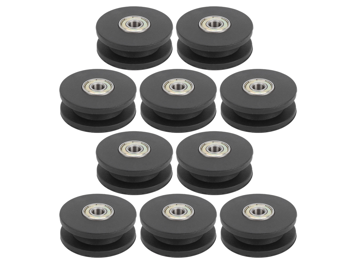 Polia De Rolamento Em Náilon 50mm 10 Unidades Acessórios Para Academia Em Casa Treino De Força