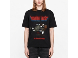 Rockinstone Silence Of The Lambs Movie Silence Hannibal Cell Black Adult T-shirt Size:xxxl