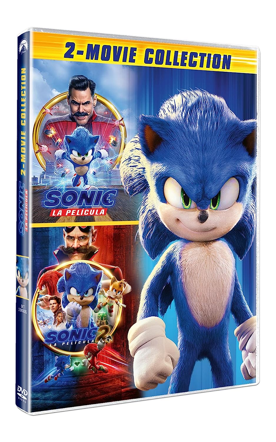 2 DVDs - Sonic 1 e 2 - O Filme