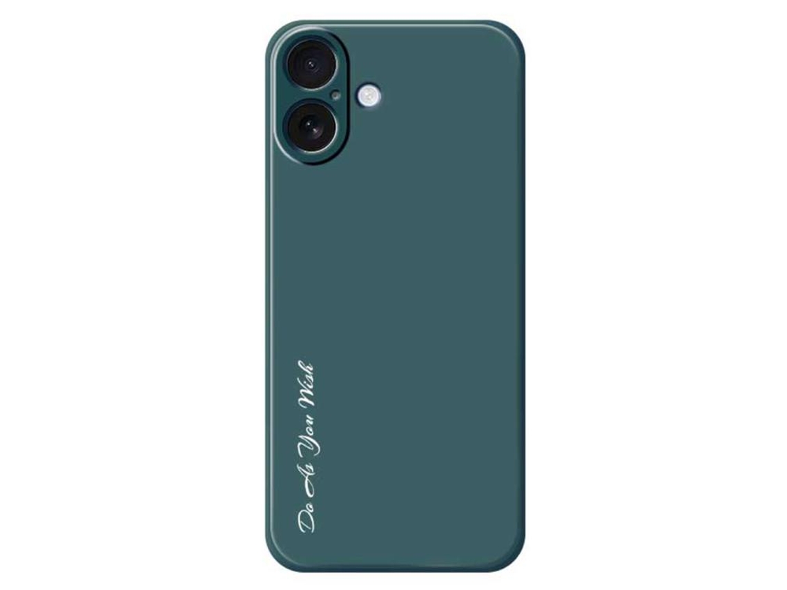 Capa Para Iphone 17 - Silicone Com Corte Reto - Faça Como Quiser