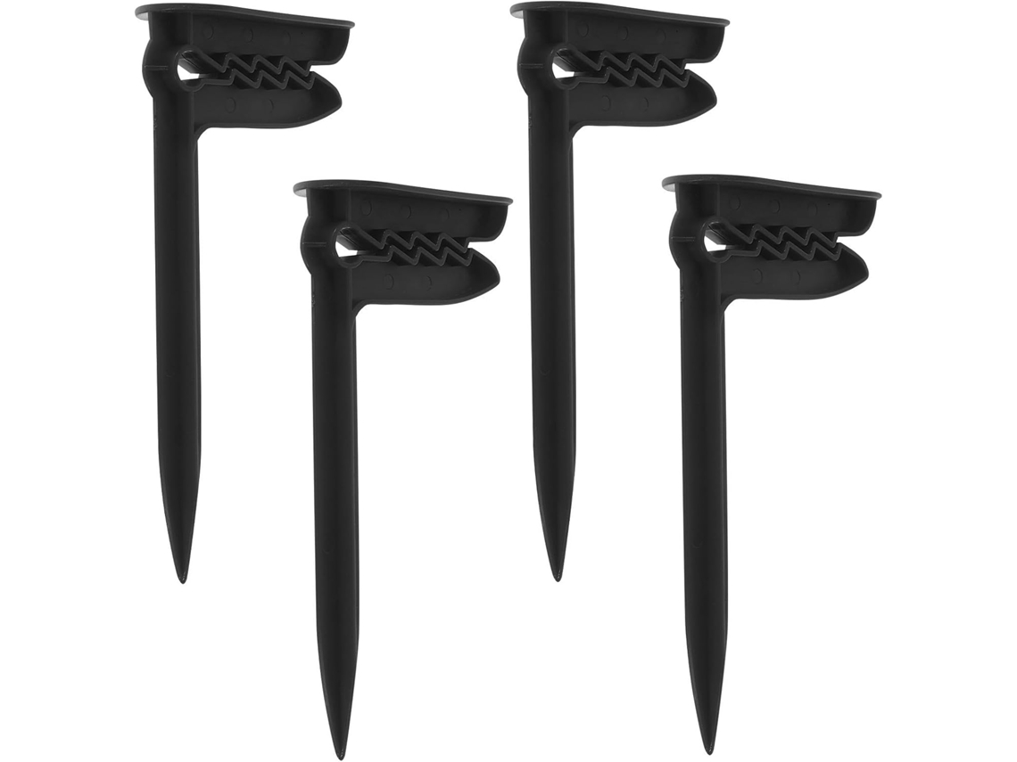 Kichvoe Prendedores De Toalha Praia Estilo Verão, 4 Peças, Plástico Leve Com Cabo Ergonômico Para Piquenique E Dia De