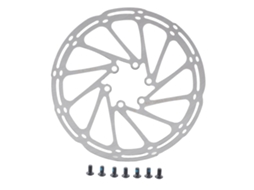 Disco De Freio De Bicicleta Em Aço Inoxidável Leve Anti-oxidação Oco Com 7 Parafusos 160mm