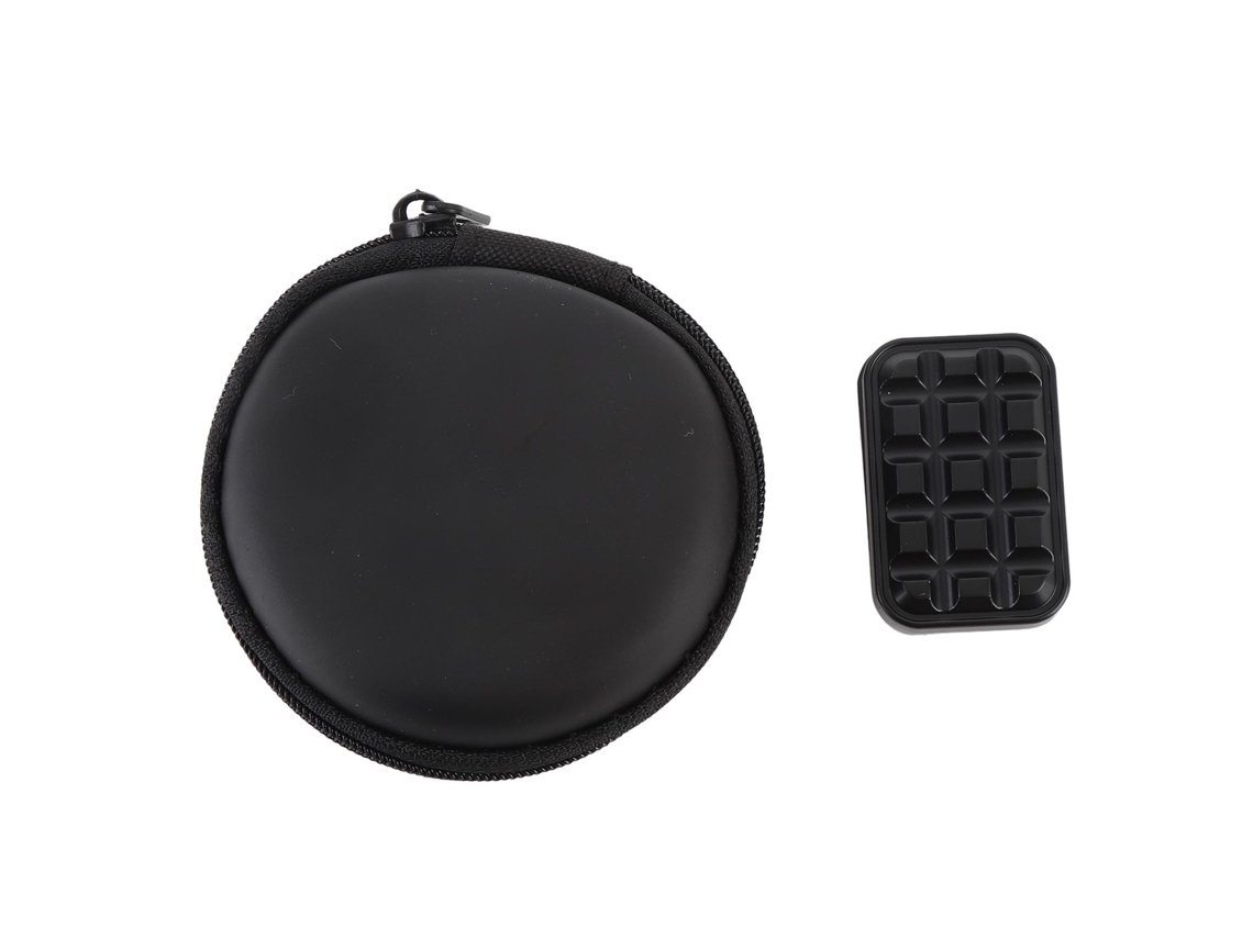 Brinquedo Deslizante Metálico De Liga De Alumínio 50x25x17mm Com Bolsa De Armazenamento Preto