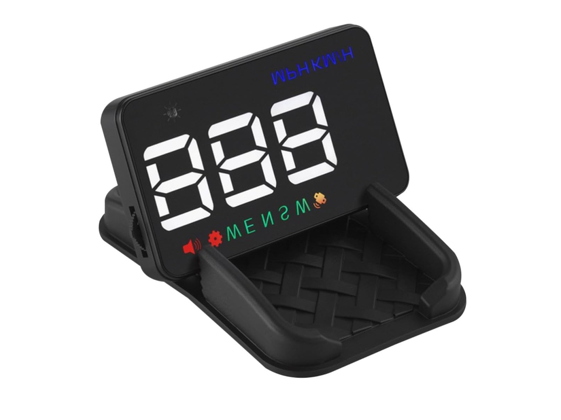 Painel de instrumentos digital HUD para carro, com tecido ABS leve.