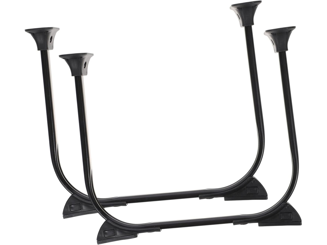 Shineofi 2 Peças Pés De Mesa Metal Reforçados Para Suporte Móveis, Ideais Para Projetos De Bricolagem, Perfeitos Para