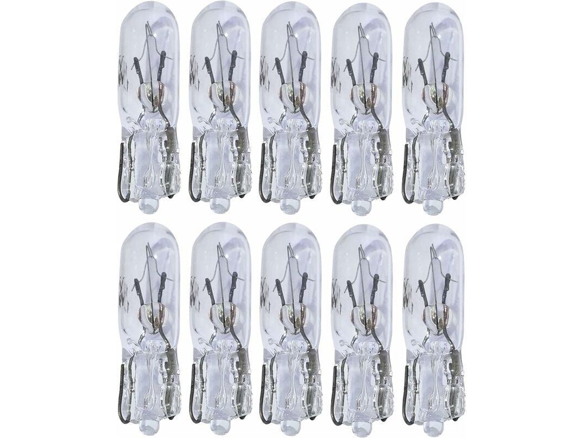 Lote De 10 Lâmpadas T5 12v 1.2w Para Painel De Instrumentos E Iluminação De Interior Btforus