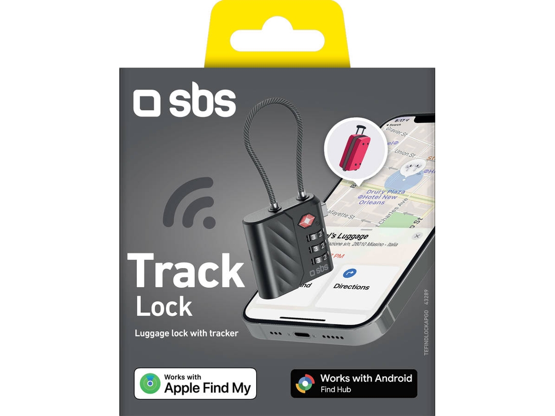 Localizador SBS My Lock (1 Unidade - Preto)