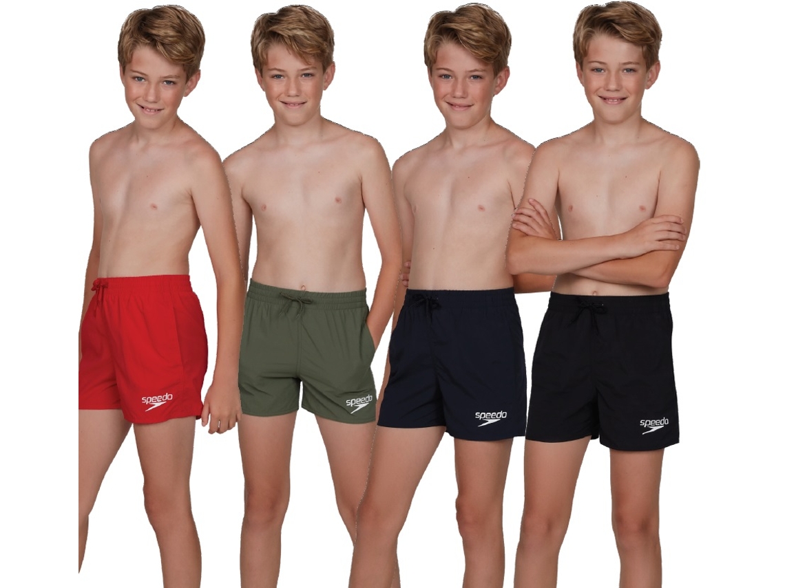 Calção De Banho Speedo Junior Hyper Yellow De 13 Polegadas Calção De Banho Confortável Para Água