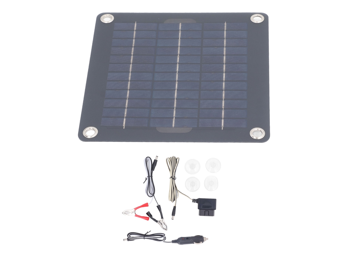 Laxiscreed Kit De Carregador Solar 20w Monocrystalline Para 12v/18v, Eficiente E Portátil