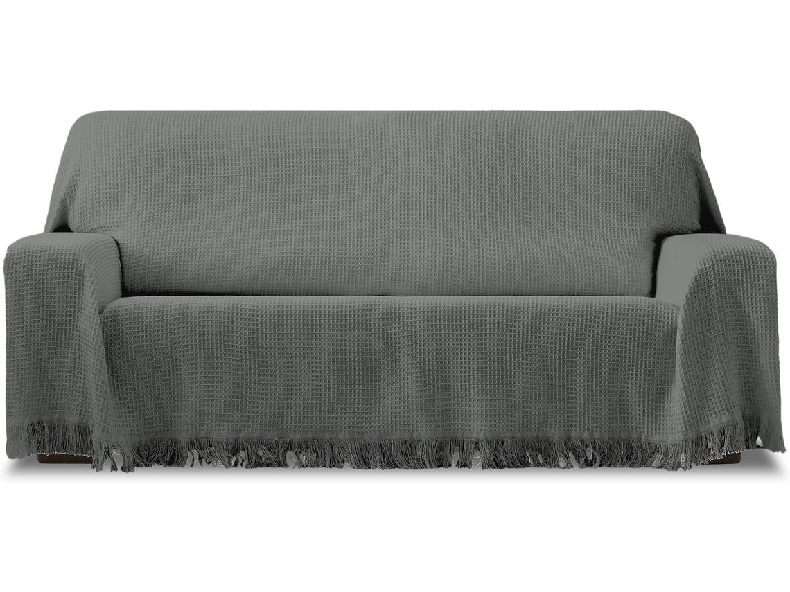 Plaid 3 Lugares EYSA Amazonas (230 x 260 cm - Algodão - Gris)