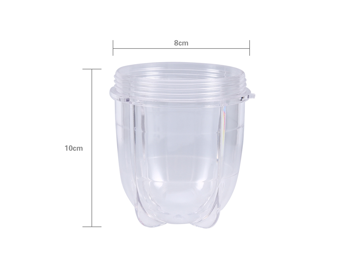 Caneca De Plástico, Alta Ou Baixa, Transparente, Liquidificador, Espremedor, Peças Reposição, Acessórios Aquaforge (baixos)