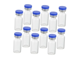 Nuobesty Pacote Com 50 Frascos De Vidro De 3ml Com Tampas Antivazamento, Pequenos Frascos De Armazenamento Para