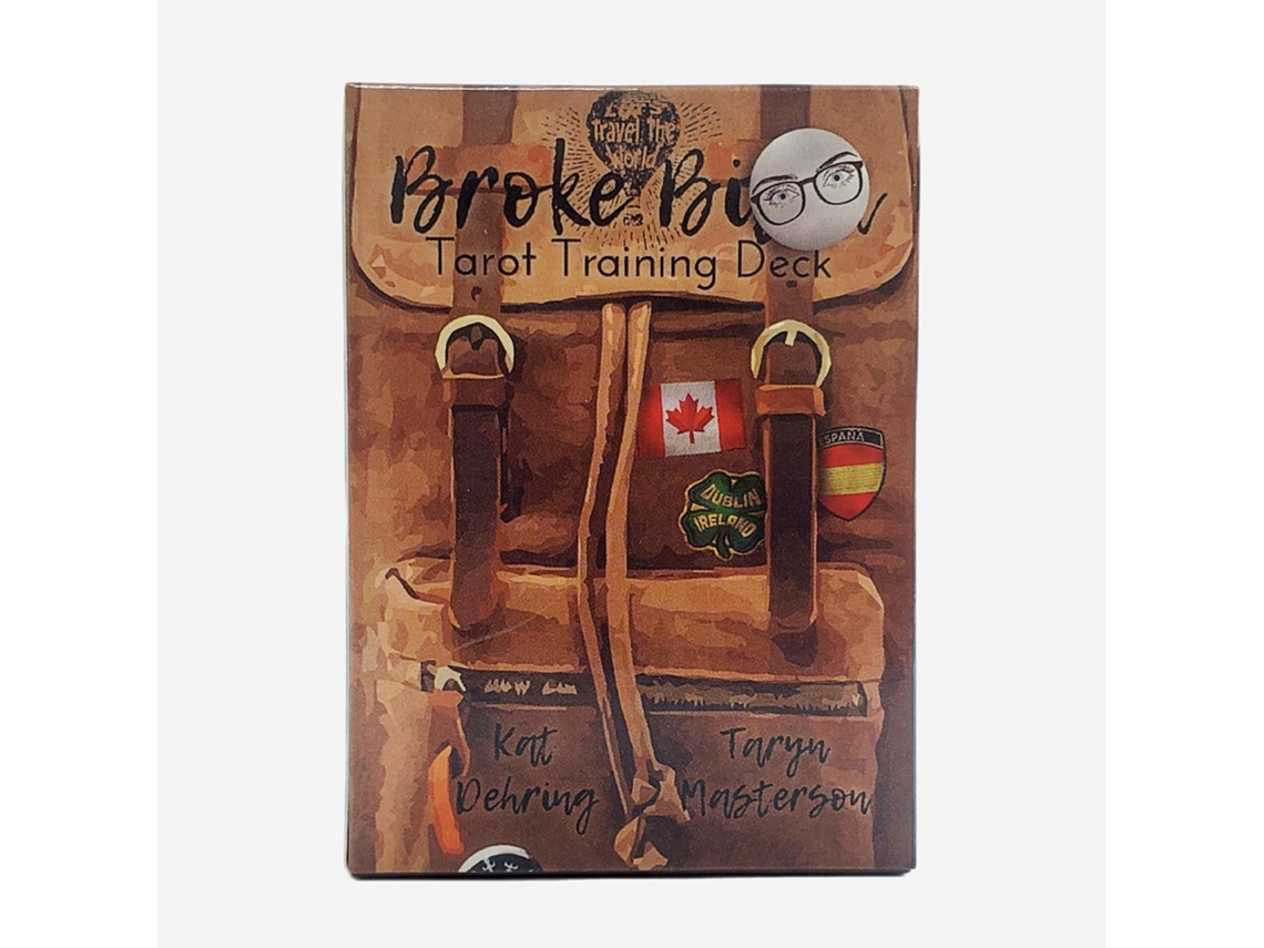 Mochila Desgastada Com Cartas De Tarô, Jogo De Tabuleiro De 80 Cartas E Embalagem Colorida.