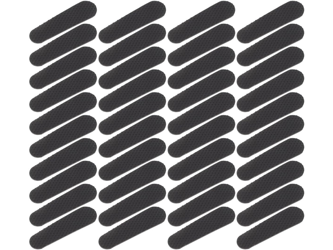 Jojofuny 200 Unidades De Tiras Adesivas Silicone Antiderrapantes Para Cabides Roupas E Vestuário, Fáceis De Usar