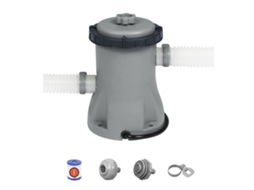 Sistema De Filtragem Com Cartucho Para Piscinas Desmontáveis Bestway, Com Capacidade De 1.249 Litros/hora, Ligação De 32 Mm E Cartucho Tipo I