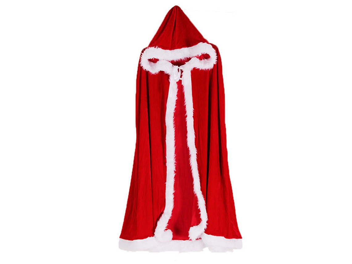 Fantasia de Capa com Capuz Princesa para Meninas Natal Halloween Aniversário Role Play