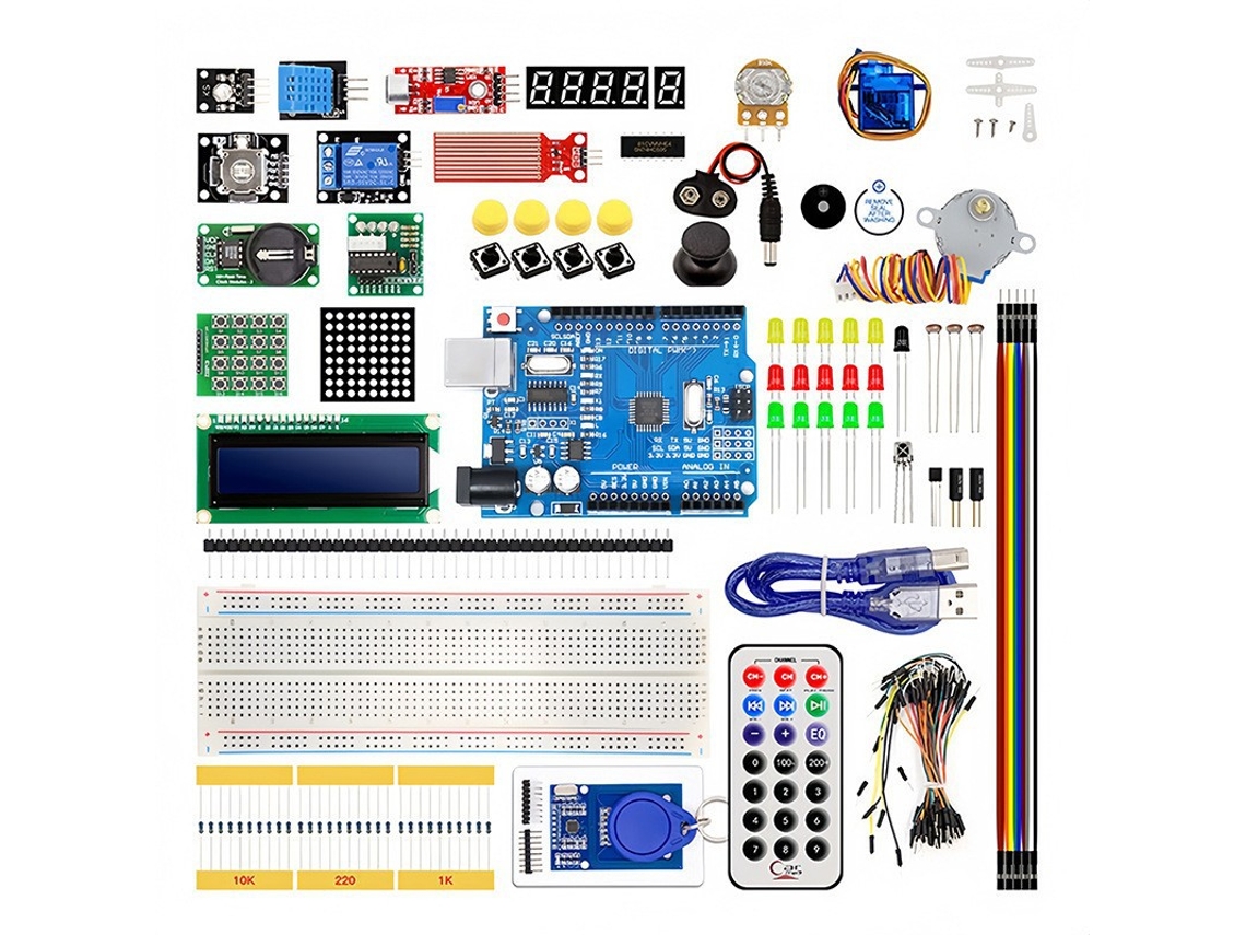 Kit De Aprendizagem Uno R3 Atualizado Para Arduino Panoona | Worten.pt
