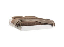 Bed Frame, Bed Frames Vidaxl Branco Madeira (160 X 200 Cm)