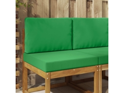 Vidaxl Almofada Para Sofá Externo Poliéster Verde 60 X 60 Cm