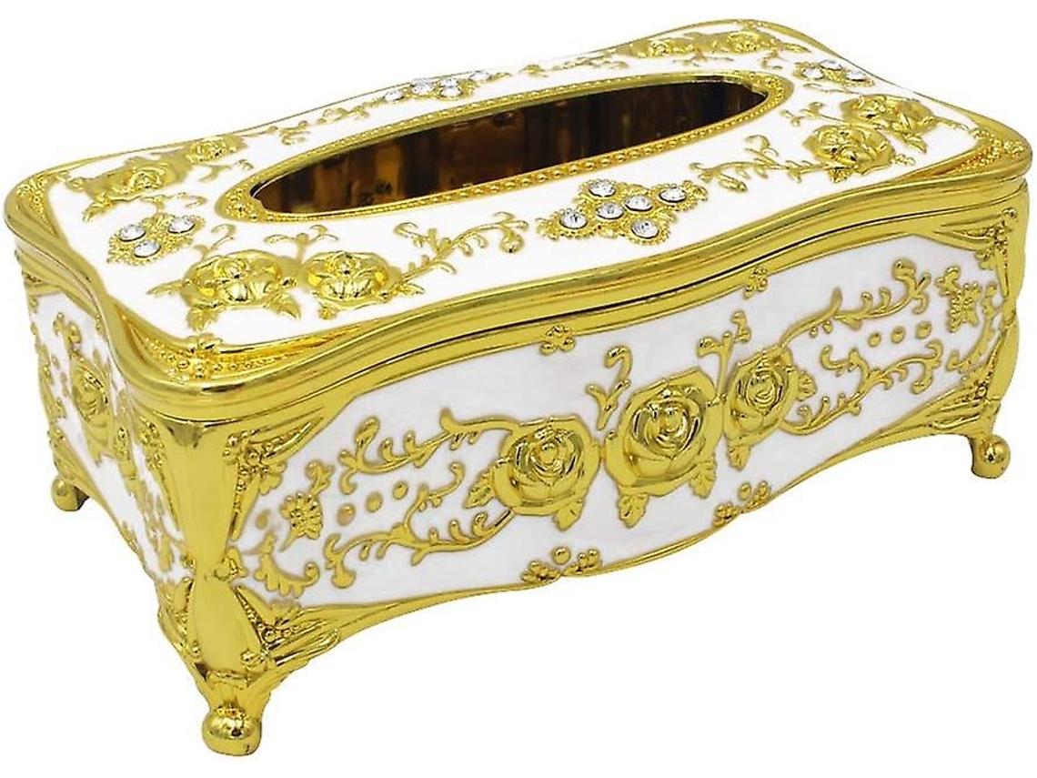 Caixa De Lenços Retangular Para Carro, Cozinha, Mesa, Quarto, Bar, Porta Guardanapos, Dourado, Prateado Aquaforge