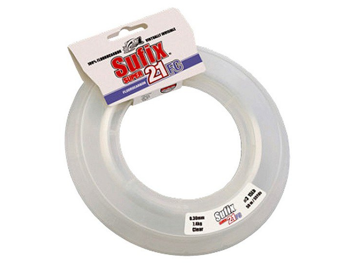 Fluorocarbono Super 21 Bs 50 M Transparente 0.600 Mmsufix