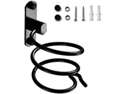 Suporte de Secador Cabelo, Cabelo Montado na Parede, com Porta t Ampa, para Hotel, Banheiro, GOKOCO