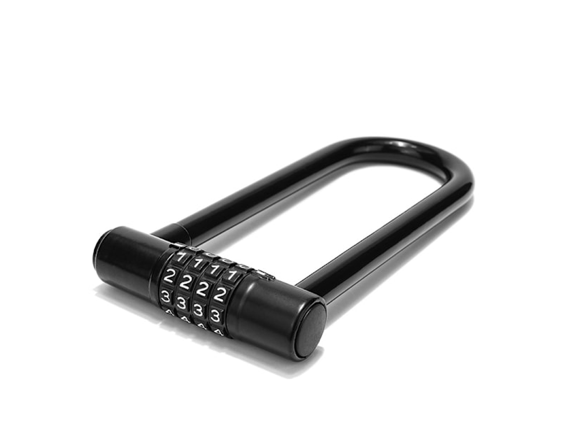 Cadeado De Combinação De 4 Dígitos Para Bicicleta 18 Cm Com Cabo Longo Bicicleta à Prova Dágua Aquaforge