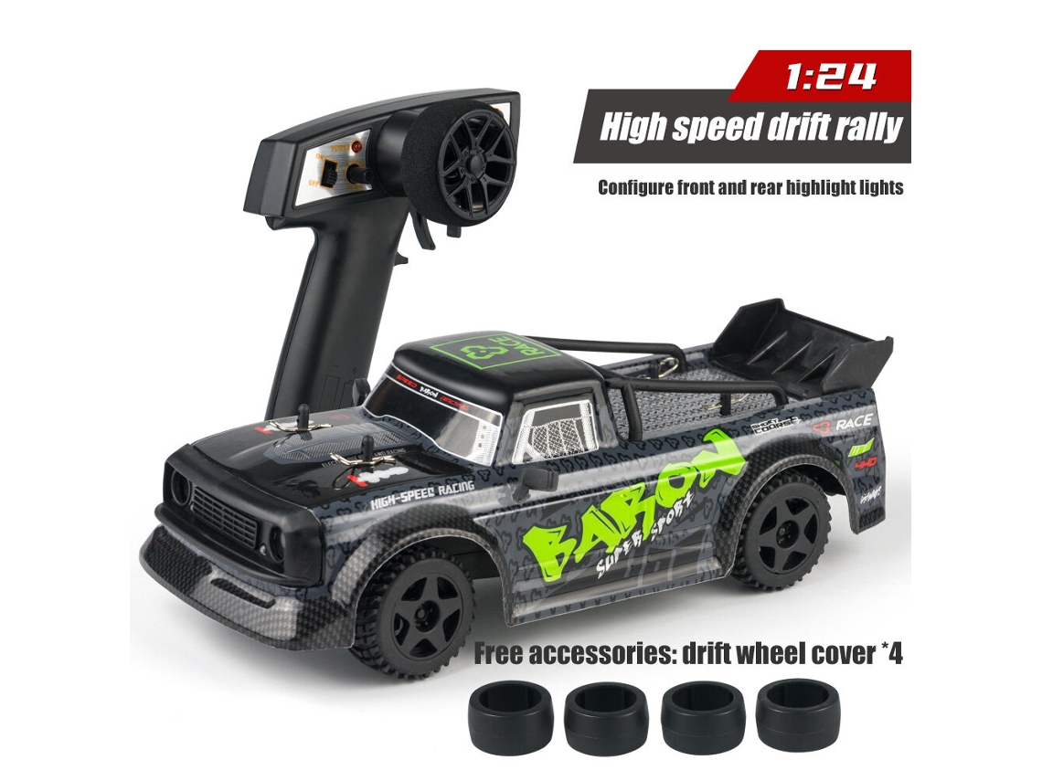 Sg Pinecone Forest 2411 Carro Rc Rtr 1/24 2.4g Rwd com Duas Baterias, Luzes Led, Giroscópio, Alta Velocidade e Proporção Total Brinquedo MDUG