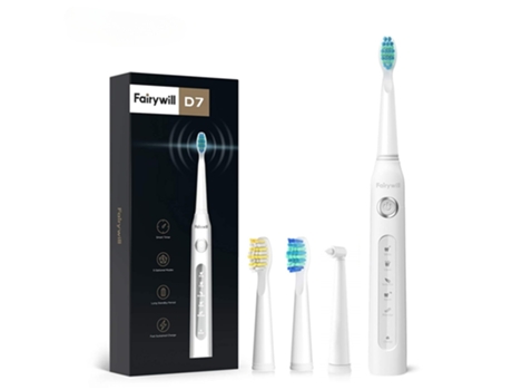 Escova de Dentes Elétrica ECELEN Fairywill D7/Fw507 Branco