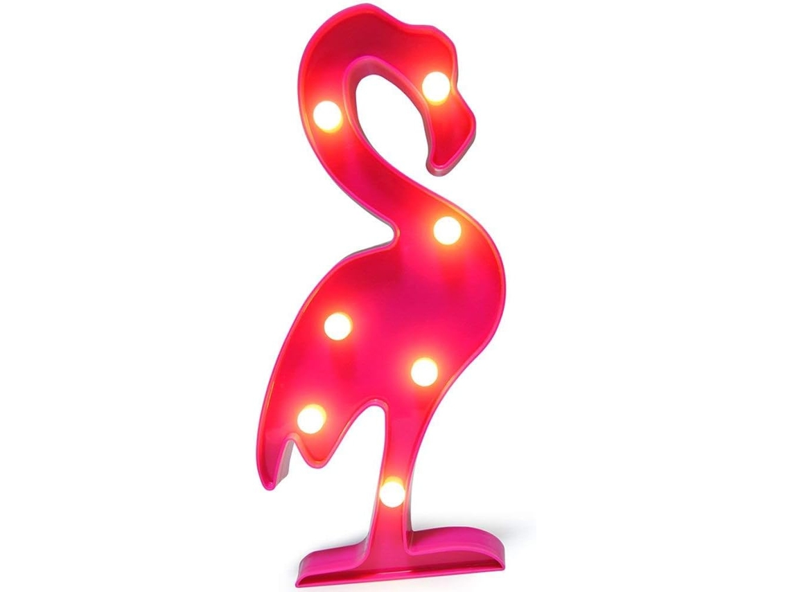 Luz De Festa Flamingo, Letreiro Led Para Decoração De Parede, Natal Aniversário, Quarto Criança Bebê Adulto, Sala, Decoração De Escritório