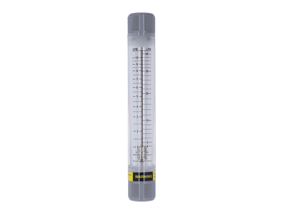 Medidor De Flujo De Agua Acrílico Transparente 1-10gpm Roscado Femenino G1