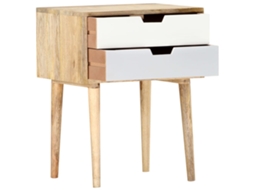 Mesa de Cabeceira 47x35x59 Cm Madeira de Mangueira Maciça MAISON EXCLUSIVE
