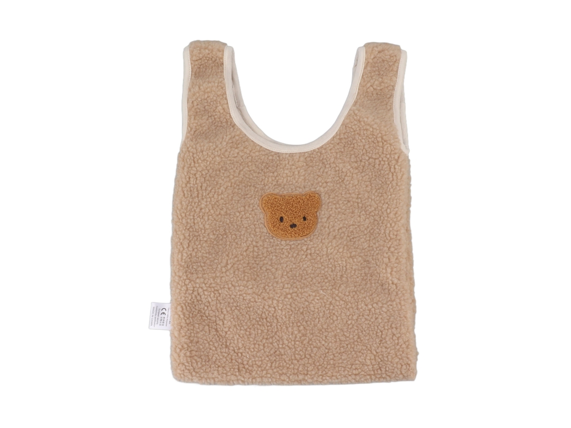 Bolsa De Peluche Para Mulheres Com Padrão De Urso Fofo Grande Capacidade Para Uso Diário Khaki
