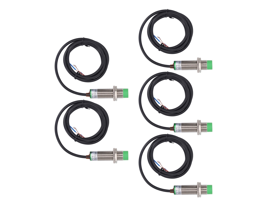 Sensor Proximidade Indutiva 5pcs 2 Fios M18 10-36vdc