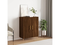 Aparador 69,5x34x90 cm en derivados de madera de roble marrón