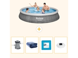 Bestway Piscina Bestway Fast Set Redonda - 396x84 Cm - 5-peças S326