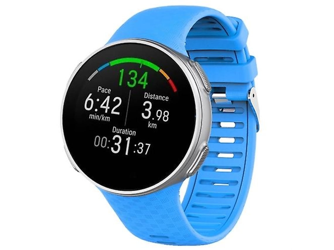 Lurelia Pulseira De Silicone, Compatível Com Relógio Polar Vantage V, Azul