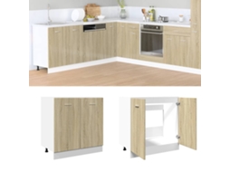 Vidaxl Armário Inferior “lyon” 80x46x81,5cm Carvalho Sonoma