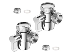Misturador De Chuveiro De 3 Vias Para Vaso Sanitário Com Adaptador M22 X M24 Cromado
