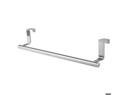 Gancho De Toalha Cozinha Sem Broca, Prata, Grande 366,2 Cm, Rack Armazenamento Suspenso No Armário