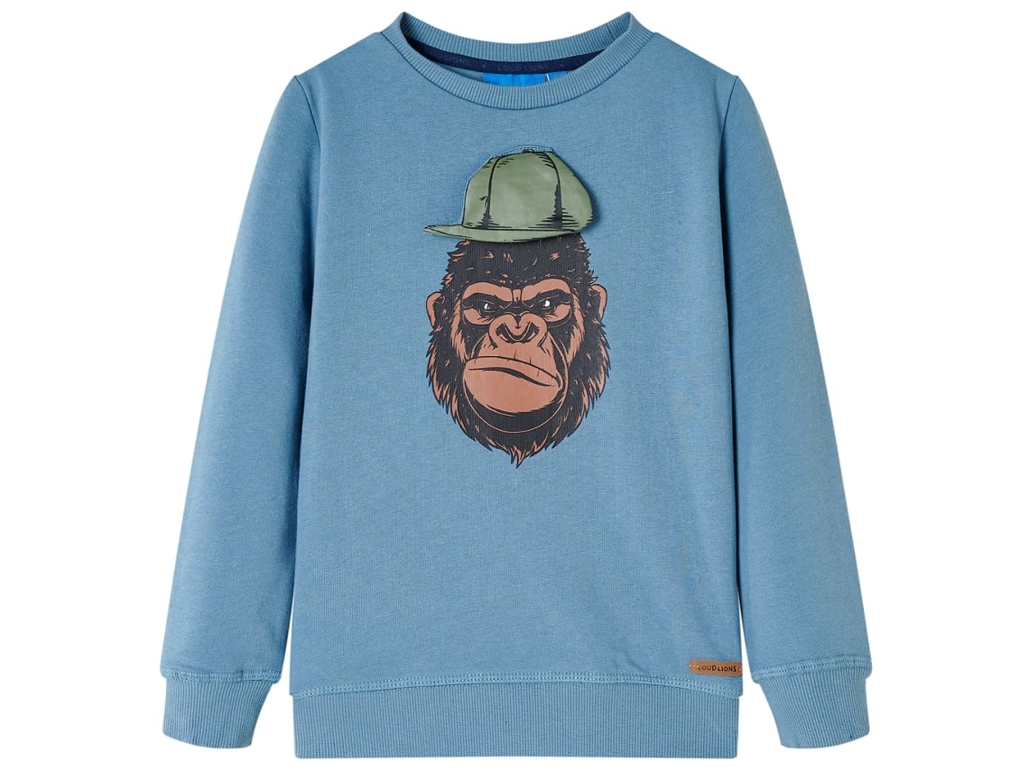 Sweatshirt Para Criança Azul-médio 92