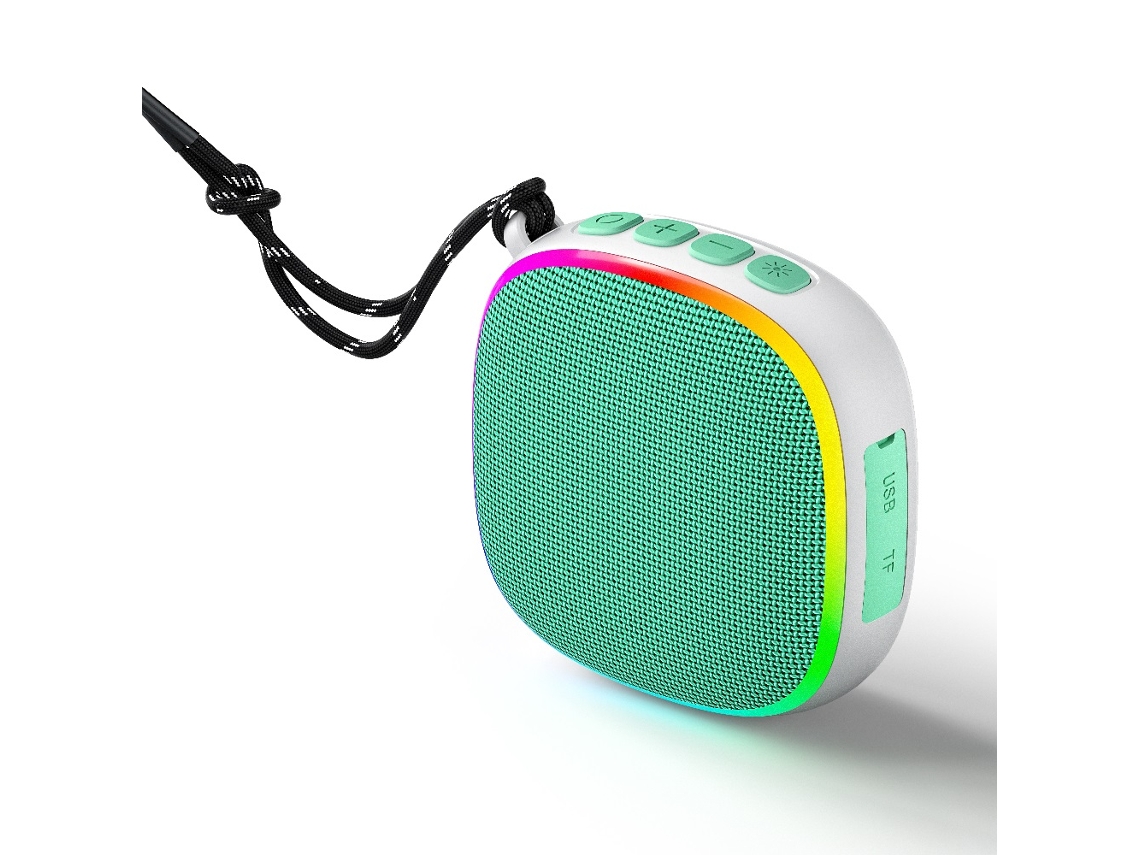 (branco) Mini Alto-falante Portátil Bluetooth 5.3 Ebs-309