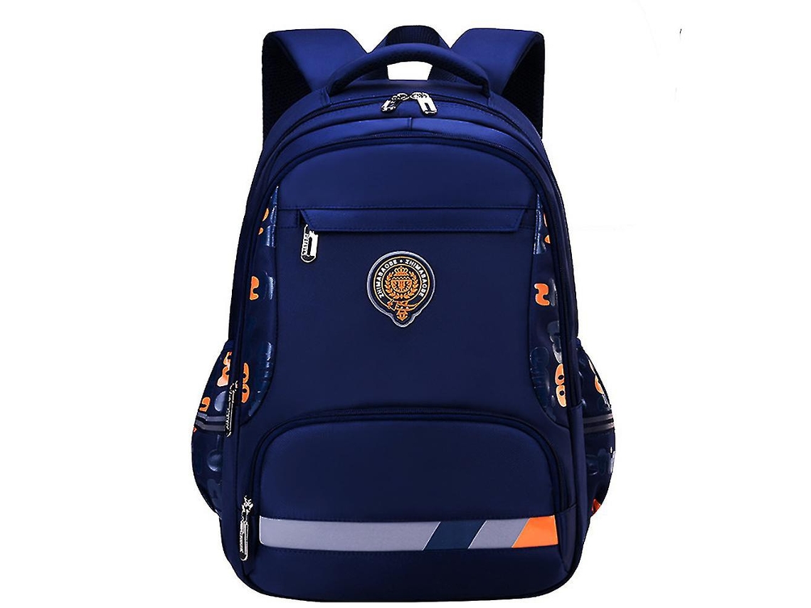 Mochila de Grande Capacidade para Meninos Recém-Chegados Do Ensino Fundamental e Médio Azul Royal