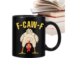 Caneca De Cerâmica Com Capacidade Para 350ml, Com Estampa De Galo, Ideal Para Mulheres E Homens, Per Gokoco