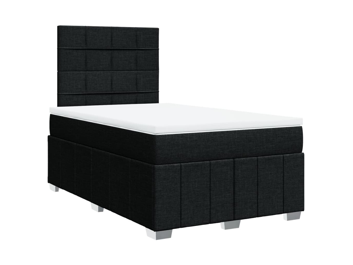 Box Spring Bed, Box Spring Beds Vidaxl Preto Tecido (120 X 190 Cm)