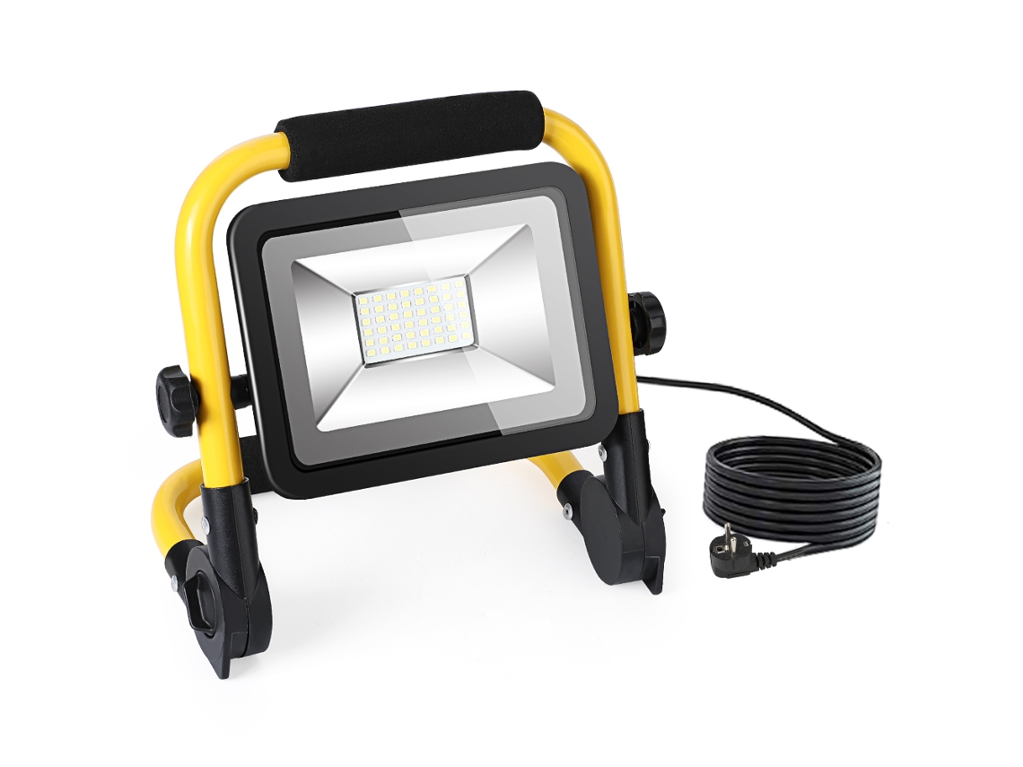 Rebe-luz De Emergência Portátil Led Ip65 Luz De Inundação Com Cabo De 5m E Suporte