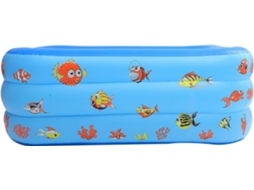 Piscina Inflável para Meninos e Meninas com Fundo de Bolhas CHABERLU