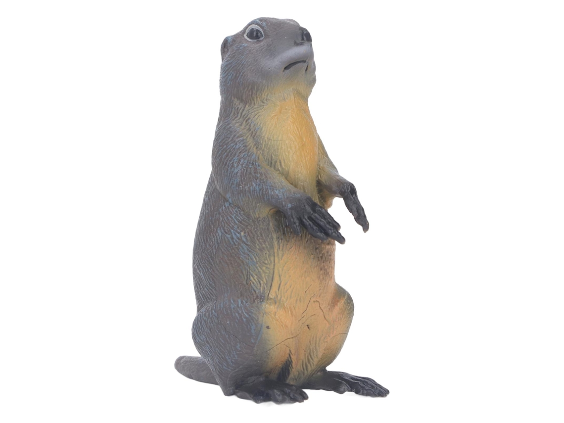 Mali estátua de Marmota de Plástico Modelo Animal Selvagem para Decoração e Educação Infantil Pl127‑1015
